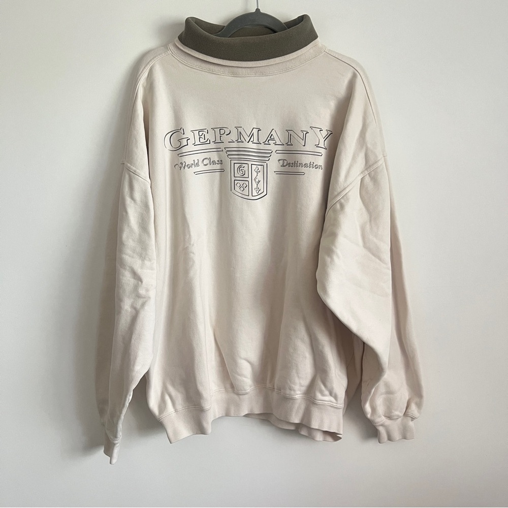 Vintage Y2K Germany Graphic Crewneck Sweatshirt Gear For Sports XXL Oversized
